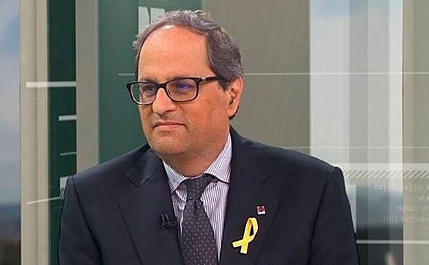 El presidente de la Generalitat, Quim Torra. 