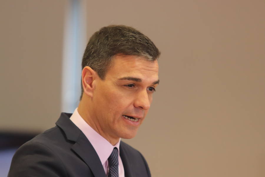 Fotos: La visita de Pedro Sánchez al Instituto Tecnológico de Castila y León en Burgos, en imágenes