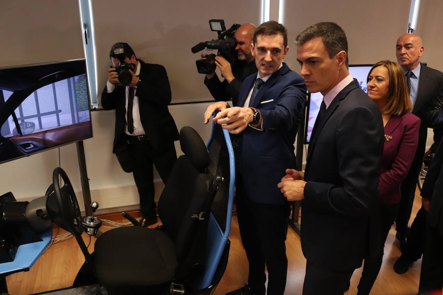 Fotos: La visita de Pedro Sánchez al Instituto Tecnológico de Castila y León en Burgos, en imágenes