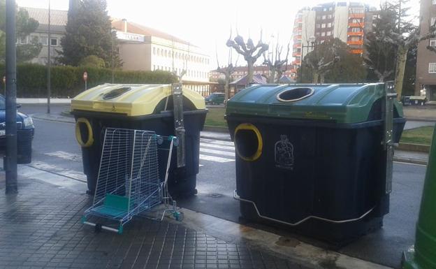 Contenedores en Aranda de Duero. 