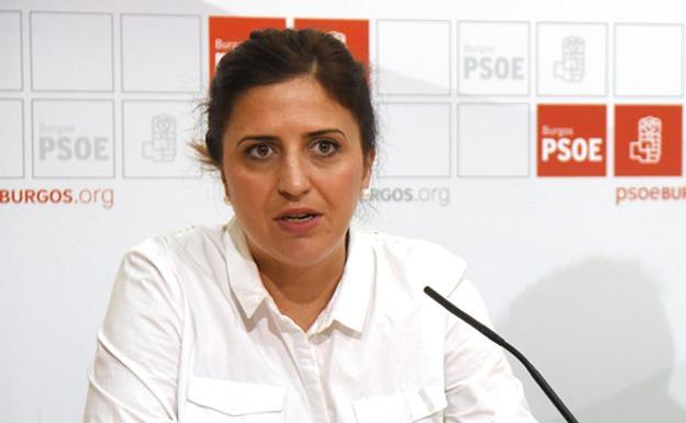 Esther Peña, secretaria general del PSOE de Burgos. 
