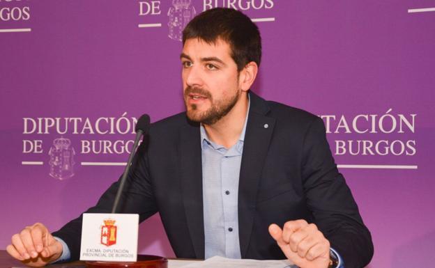 David Jurado, portavoz socialista en la Diputación. 