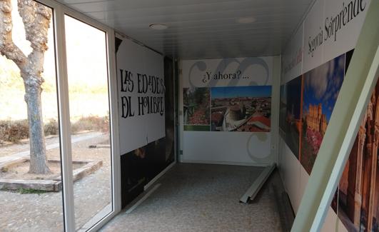 Imagen de la instalación de la exposición