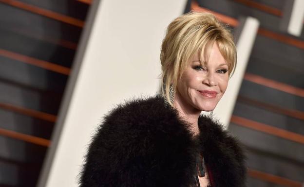 Melanie Griffith en un evento de Vanity Fair.