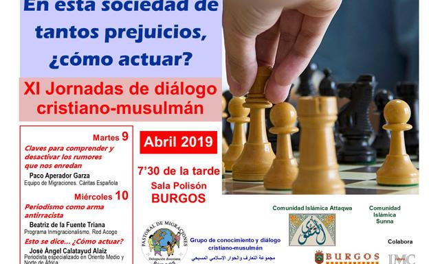 La sala Polisón acoge los días 9 y 10 de abril las XI Jornadas de Diálogo cristiano-musulmán