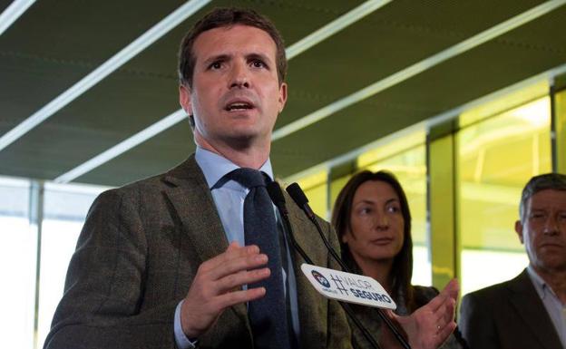 El líder del PP, Pablo Casado.