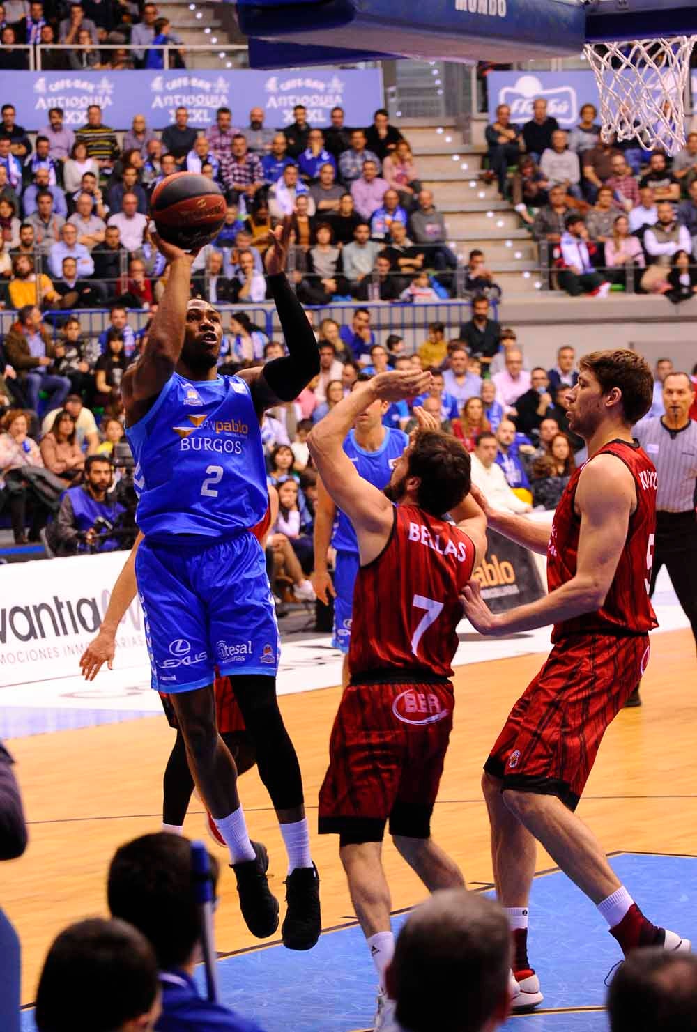 Fotos: Los mejores momentos del San Pablo Burgos - Fuenlabrada