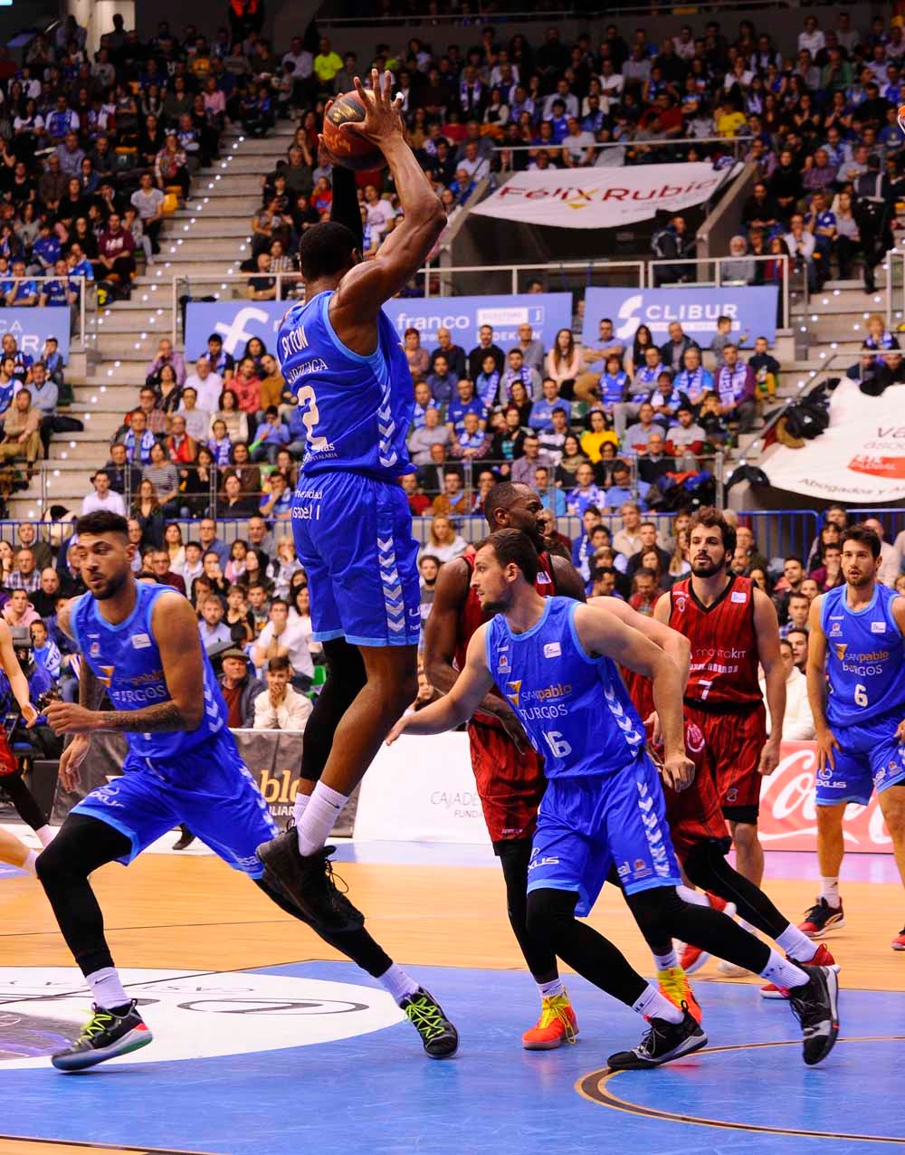 Fotos: Los mejores momentos del San Pablo Burgos - Fuenlabrada