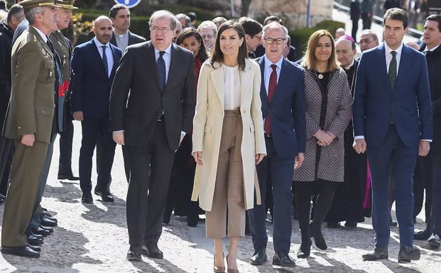 Doña Letizia ha inaugurado la muestra en Lerma