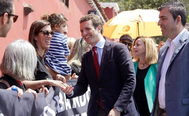 El presidente del Partido Popular y candidato a la Presidencia del Gobierno, Pablo Casado.