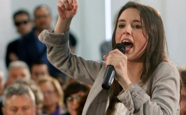 Irene Montero: «Votar a Pedro Sánchez es votar a Rivera entrando en la Moncloa»