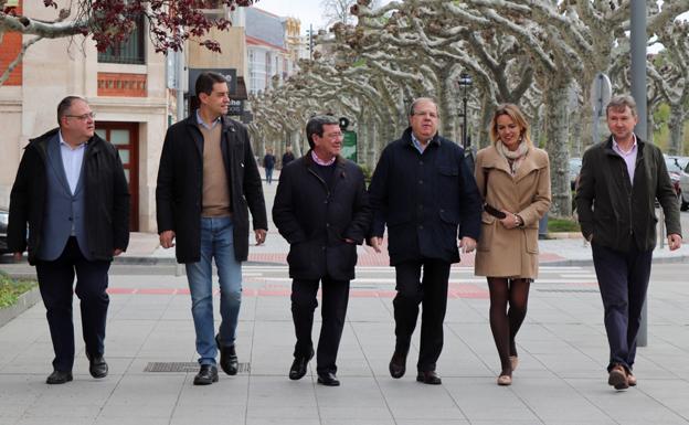 Herrera ha acompañado al PP en la presentación de la candidatura a las Cortes