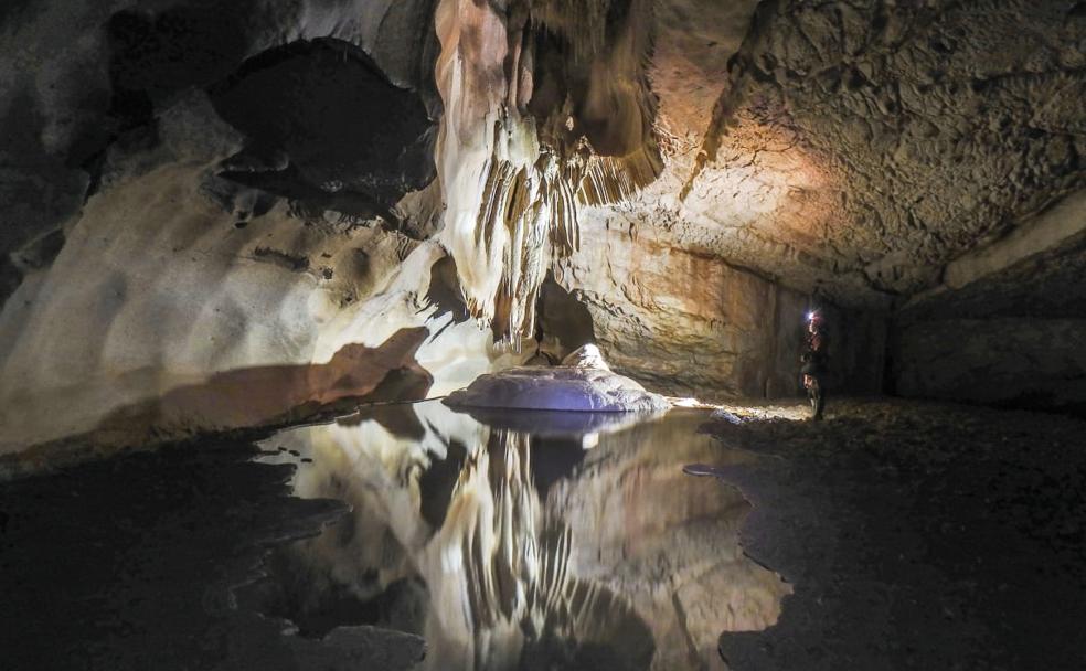 Una de las cuevas exploradas con Pedro Carazo. 