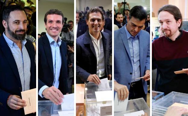 Elecciones generales 2019: Así han votado los candidatos