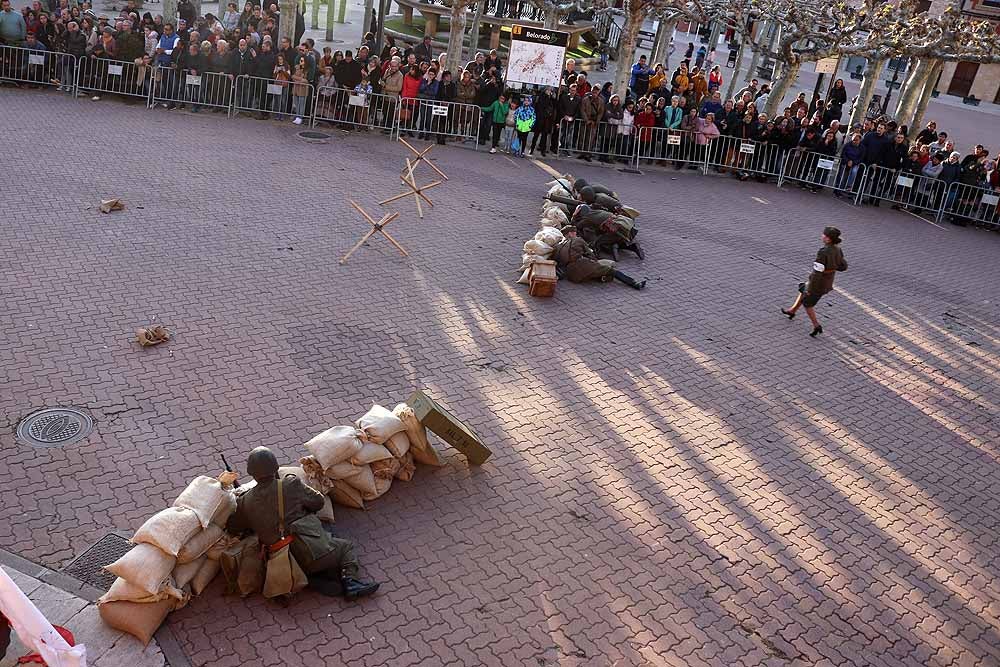 Fotos: Recreación dinámica de la II Guerra Mundial durante la IV Expohistórica de Belorado.