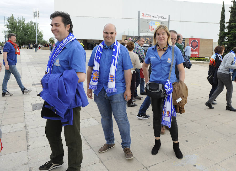 Fotos: Las caras de los que apoyaron al San Pablo en Zaragoza