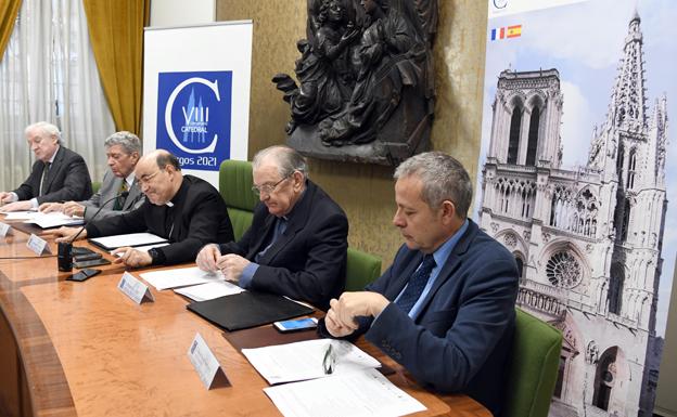 Integrantes de la La Fundación VIII Centenario de la Catedral de Burgos. 