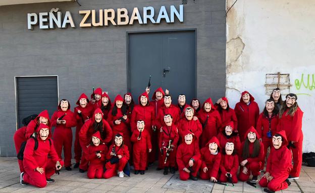 La peña Zurbarán en carnaval