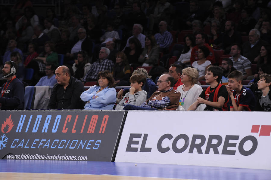 El San Pablo Burgos ha contado con mucha afición burgalesa en su encuentro ante el Baskonia en el Buesa Arena