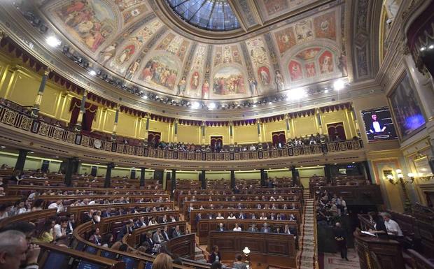 Una imagen del Congreso de los Diputados.