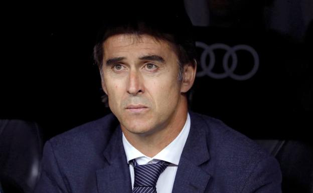 Julen Lopetegui, durante su etapa como entrenador del Real Madrid. 