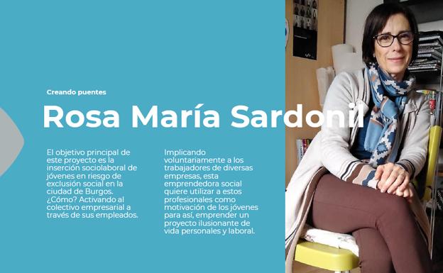 La burgalesa Rosa María Sardonill, finalista de 'Imparables', para emprendedores mayores de 60 años