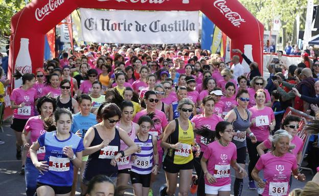 Salida de la Carrera de las Mujeres, que con buen tiempo se celebrará el domingo en Valladolid.