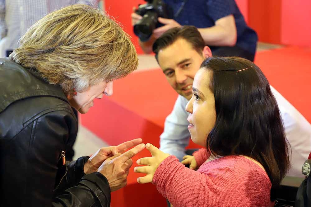 Imágenes del mitin del Psoe en el Fórum Evolución con la participación de Daniel de la Rosa, Luis Tudanca y la ministra de Sanidad María Luisa Carcedo 