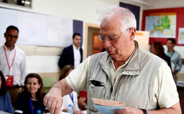 El candidato socialista Josep Borrell. 