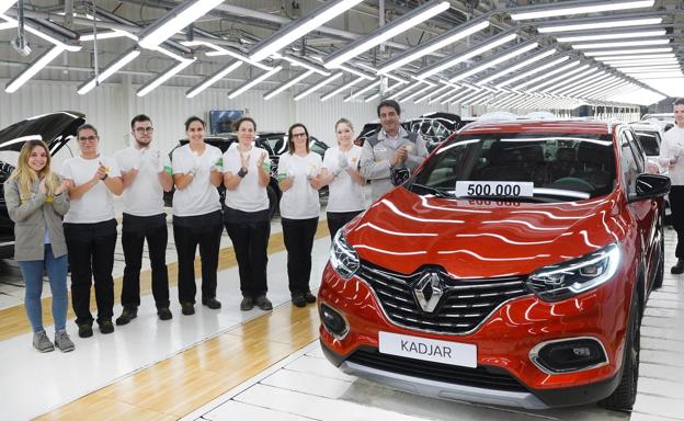 500.000 Renault Kadjar fabricados en Palencia