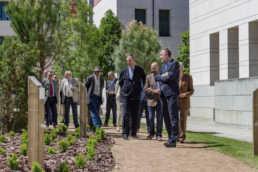 La Universidsad de Burgos cuenta con un Jardín de la Sabiduría que recuerda a sus 19 Honoris Causa