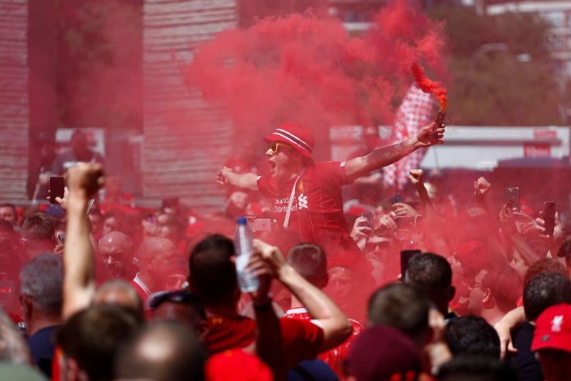 Fotos: Gran ambiente en Madrid en la previa de la final de la Champions