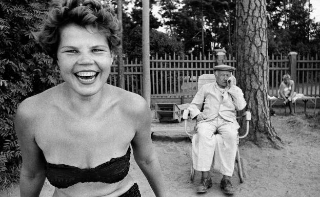 Bikini, Moscova river's beach, Moscow 1959. 