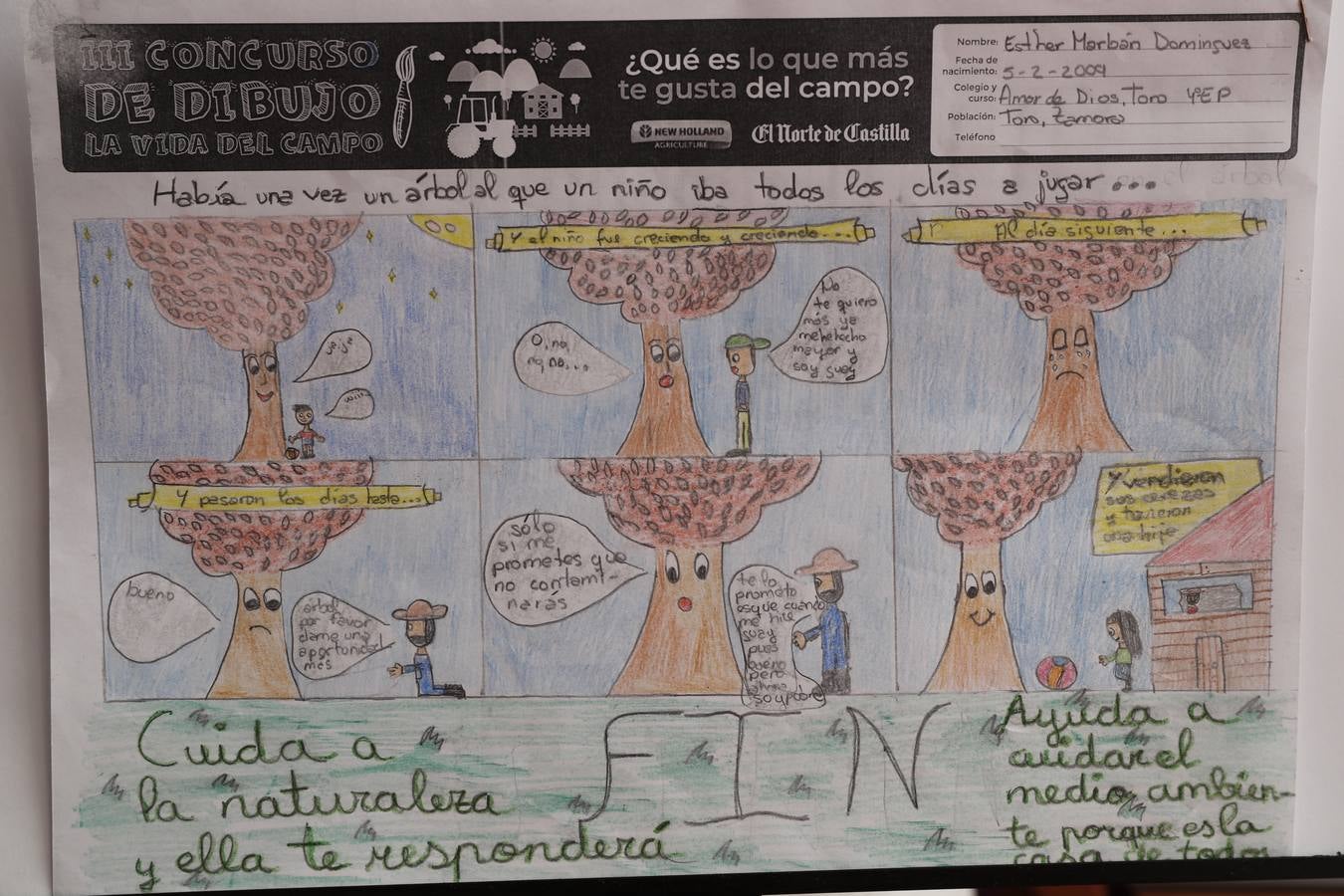 Fotos: Trabajos de 4º de Primaria en la modalidad de cómic del III Concurso de Dibujo y Cómic &#039;La vida del campo&#039;