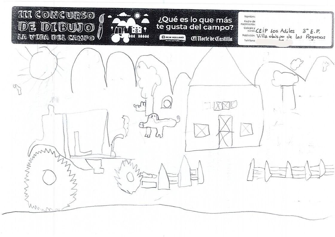 Fotos: Trabajos de 3º de Primaria en la modalidad de dibujo del III Concurso de Dibujo y Cómic &#039;La vida del campo&#039;