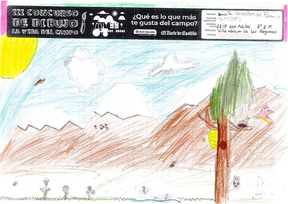 Fotos: Trabajos de 3º de Primaria en la modalidad de dibujo del III Concurso de Dibujo y Cómic &#039;La vida del campo&#039;