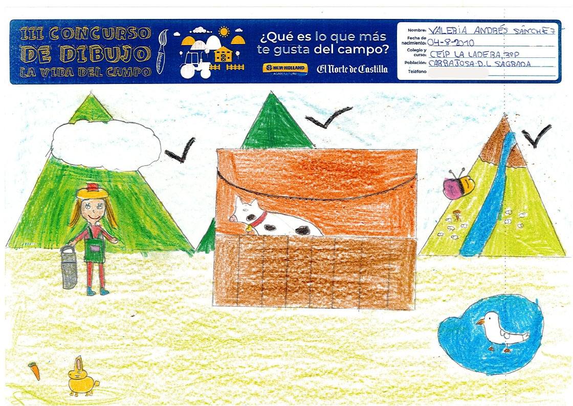 Fotos: Trabajos de 3º de Primaria en la modalidad de dibujo del III Concurso de Dibujo y Cómic &#039;La vida del campo&#039;