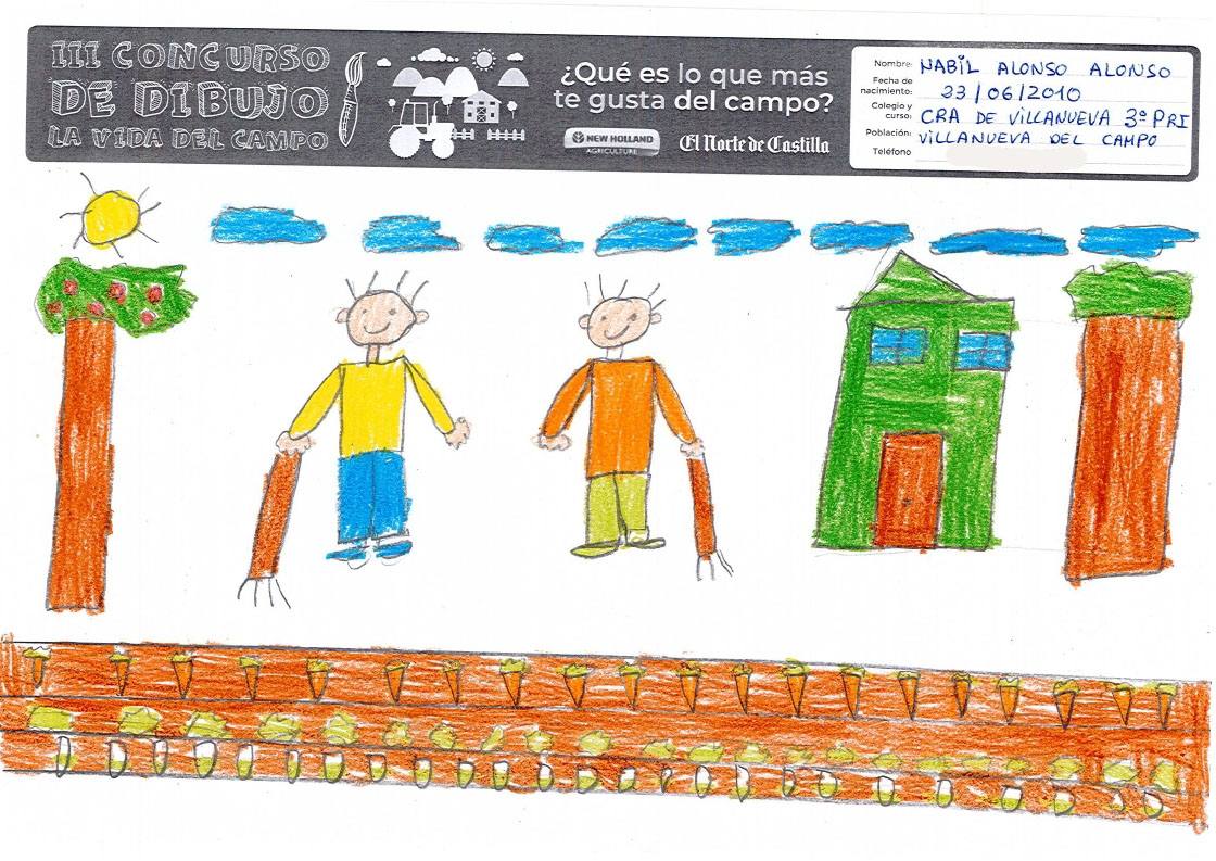 Fotos: Trabajos de 3º de Primaria en la modalidad de dibujo del III Concurso de Dibujo y Cómic &#039;La vida del campo&#039;