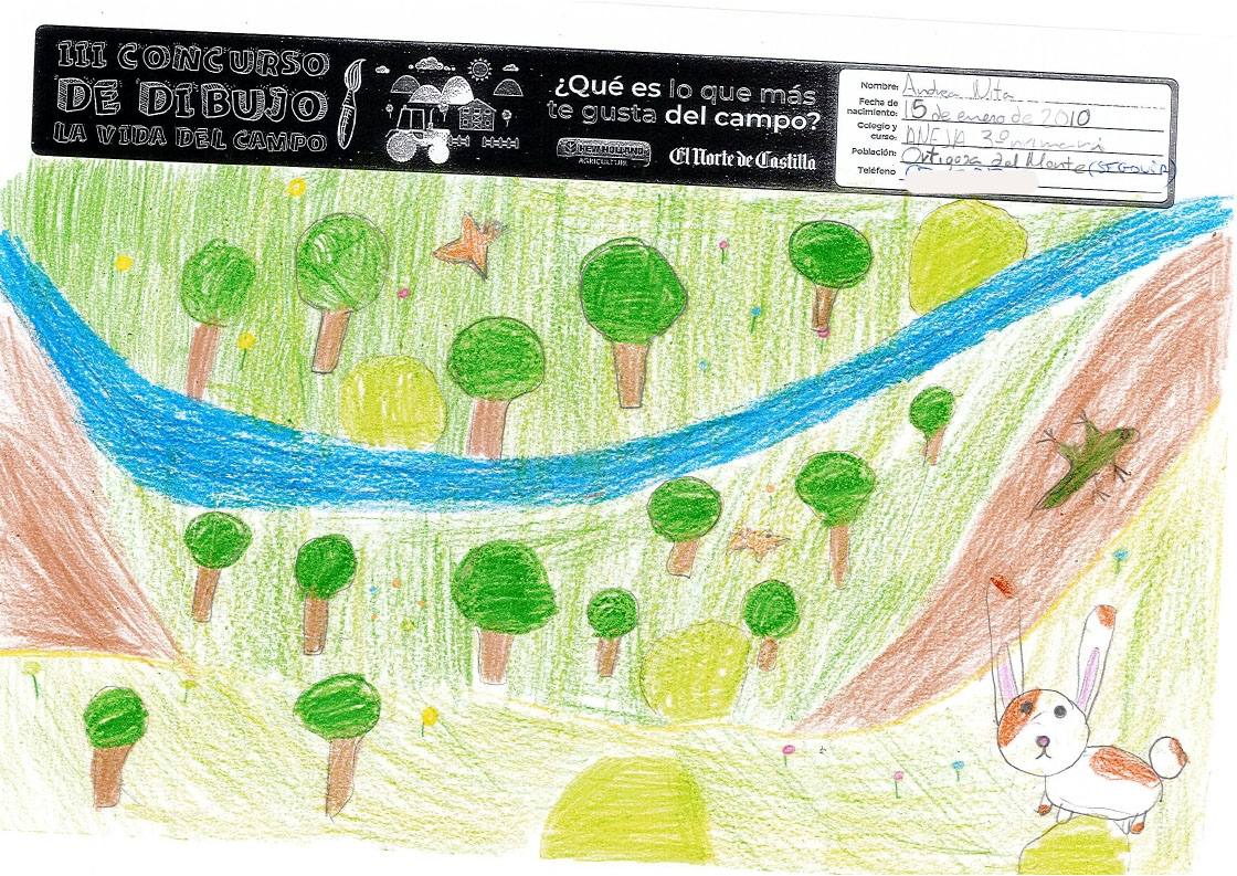 Fotos: Trabajos de 3º de Primaria en la modalidad de dibujo del III Concurso de Dibujo y Cómic &#039;La vida del campo&#039;