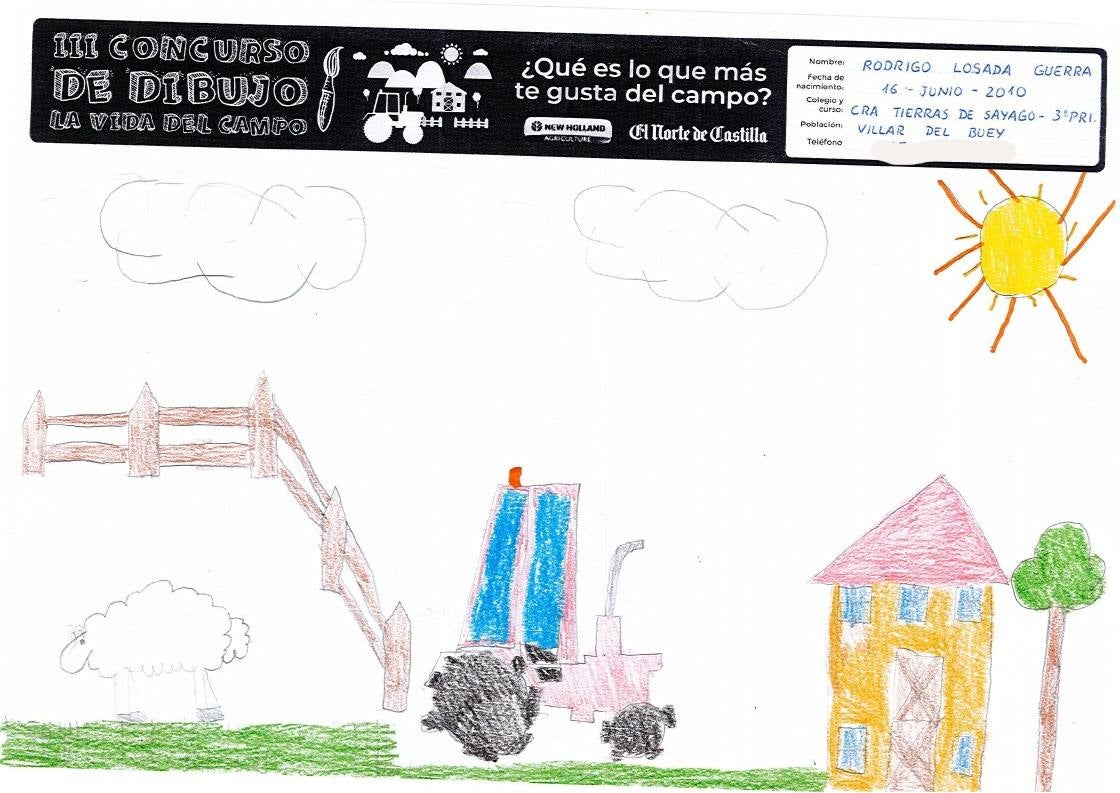 Fotos: Trabajos de 3º de Primaria en la modalidad de dibujo del III Concurso de Dibujo y Cómic &#039;La vida del campo&#039;