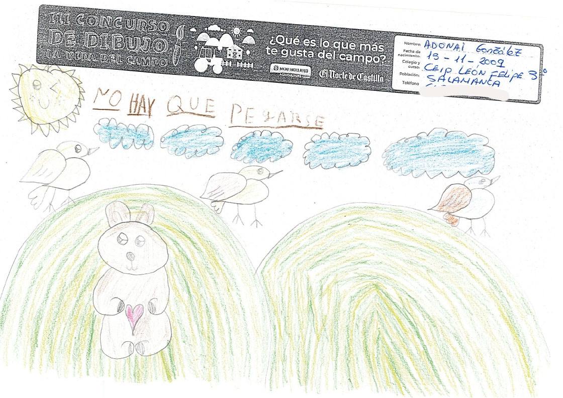 Fotos: Trabajos de 3º de Primaria en la modalidad de dibujo del III Concurso de Dibujo y Cómic &#039;La vida del campo&#039;