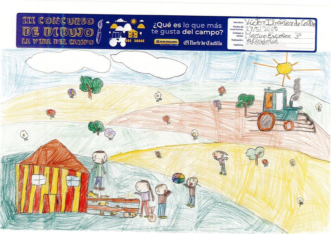 Fotos: Trabajos de 3º de Primaria en la modalidad de dibujo del III Concurso de Dibujo y Cómic &#039;La vida del campo&#039;