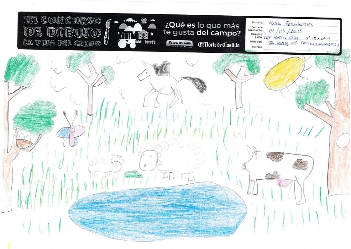 Fotos: Trabajos de 3º de Primaria en la modalidad de dibujo del III Concurso de Dibujo y Cómic &#039;La vida del campo&#039;