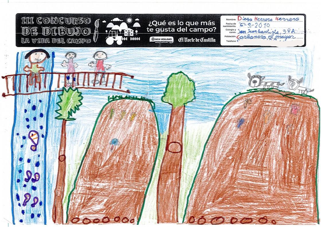 Fotos: Trabajos de 3º de Primaria en la modalidad de dibujo del III Concurso de Dibujo y Cómic &#039;La vida del campo&#039;