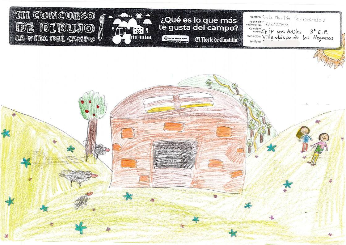 Fotos: Trabajos de 3º de Primaria en la modalidad de dibujo del III Concurso de Dibujo y Cómic &#039;La vida del campo&#039;