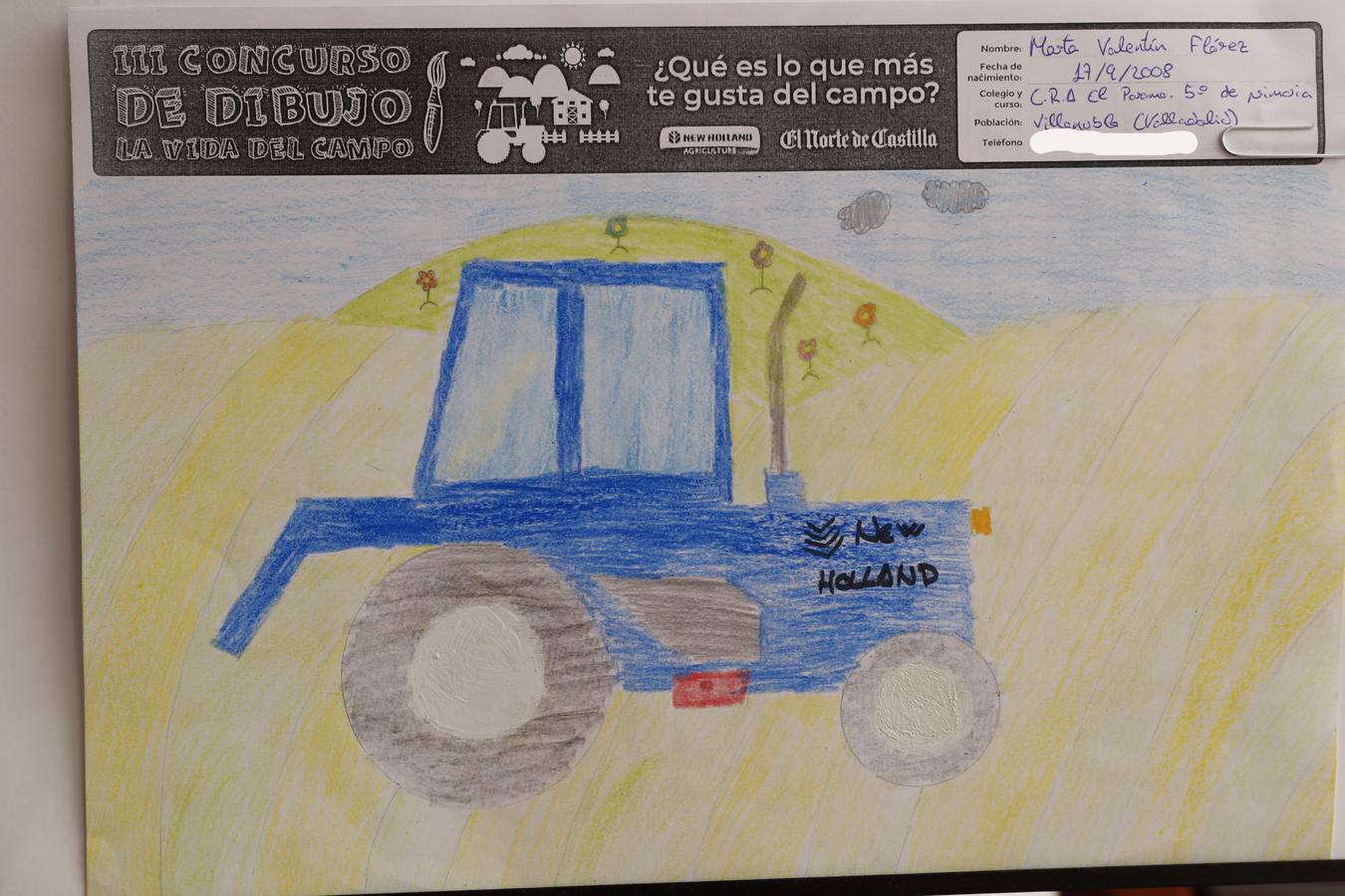 Fotos: Trabajos de 5º de Primaria en la modalidad de dibujo del III Concurso de Dibujo y Cómic &#039;La vida del campo&#039;