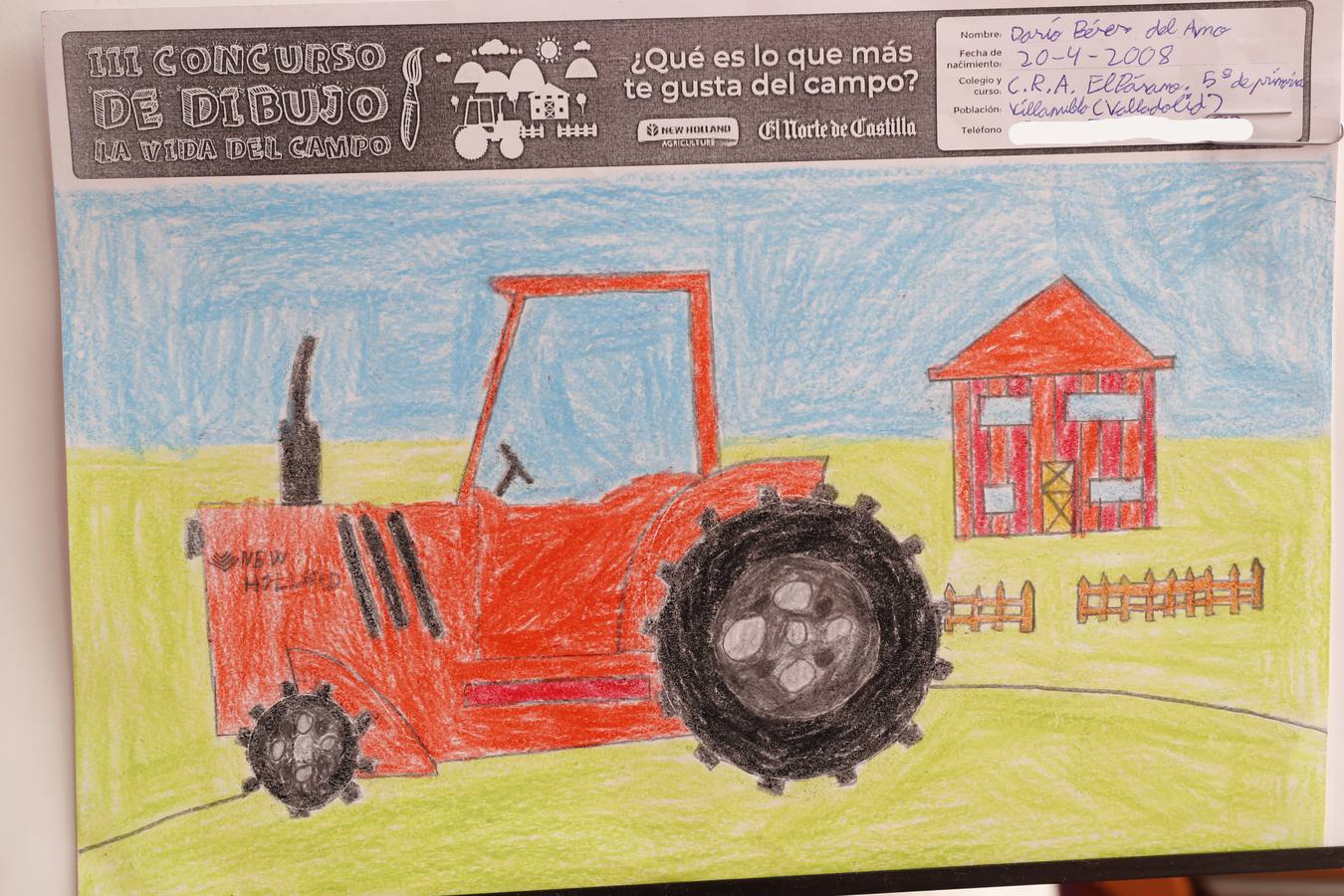 Fotos: Trabajos de 5º de Primaria en la modalidad de dibujo del III Concurso de Dibujo y Cómic &#039;La vida del campo&#039;