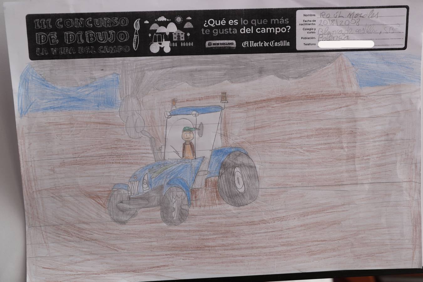 Fotos: Trabajos de 5º de Primaria en la modalidad de dibujo del III Concurso de Dibujo y Cómic &#039;La vida del campo&#039;