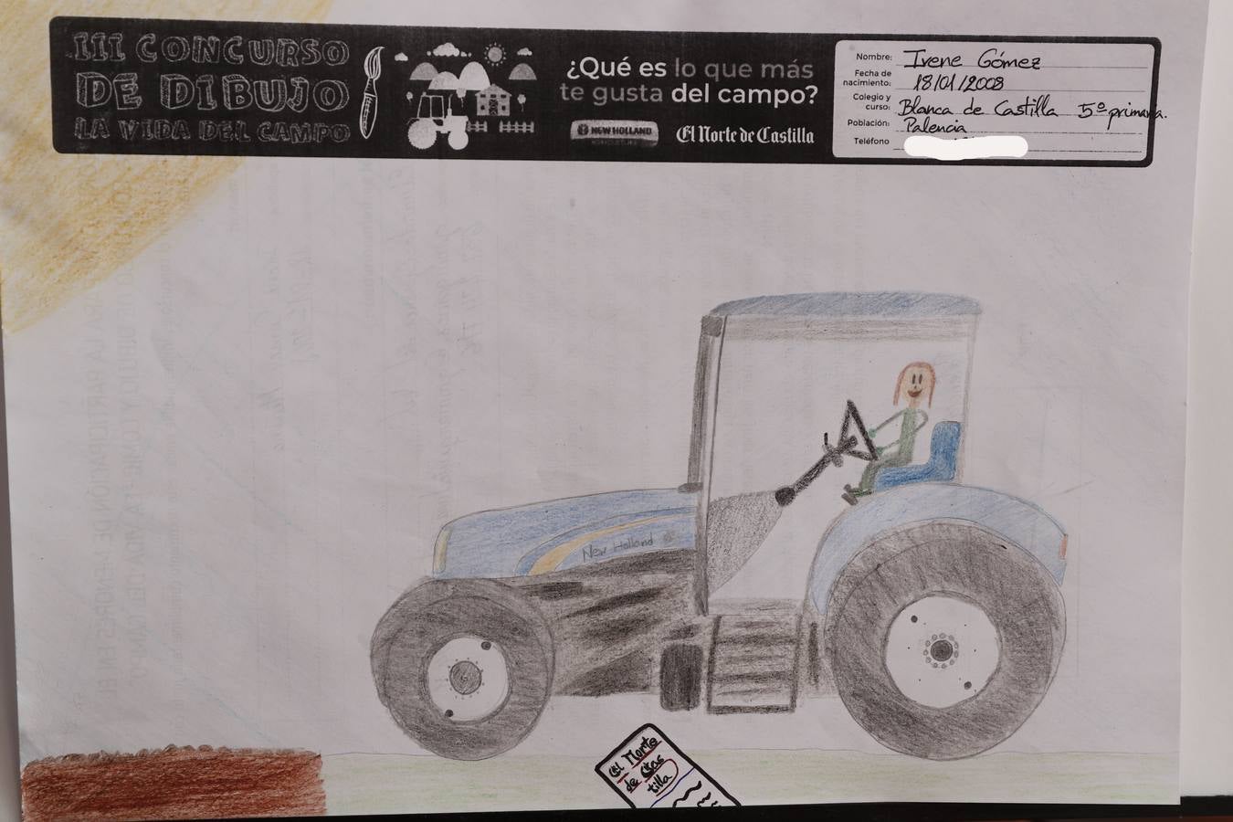 Fotos: Trabajos de 5º de Primaria en la modalidad de dibujo del III Concurso de Dibujo y Cómic &#039;La vida del campo&#039;