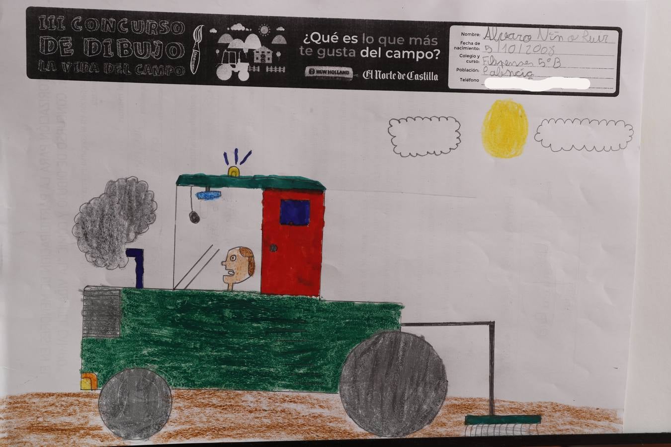 Fotos: Trabajos de 5º de Primaria en la modalidad de dibujo del III Concurso de Dibujo y Cómic &#039;La vida del campo&#039;